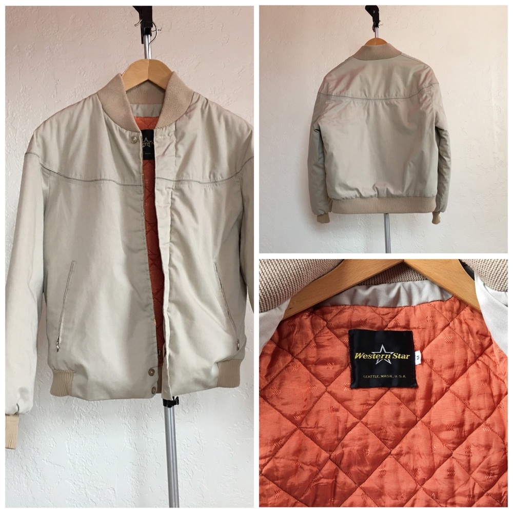 🔥Bomber Jacket🔥 Western Star Work Coat, Lined